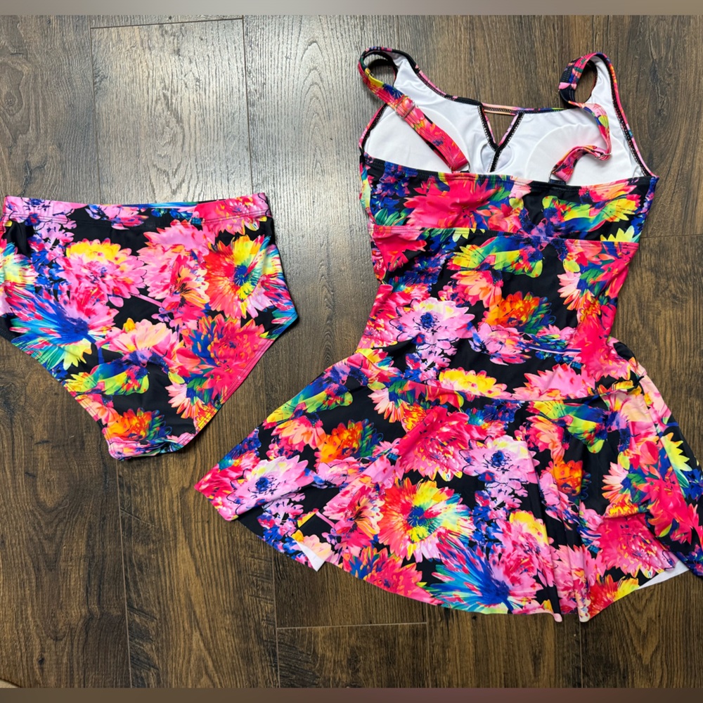 Kate Kasin 2 Piece Tankini Swimsuit - Picture 5 of 7